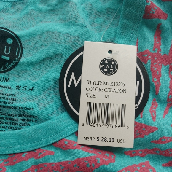 MAUIandSons NEW Cookie Logo Print Tank Top - Picture 6 of 6